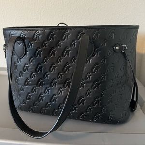 Glam-Aholic Lifestyle Monogram Glam Tote Matte Black
